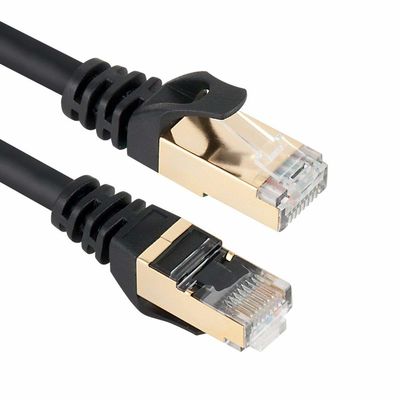 Dauerhaftes 600MHZ Ethernet-Flecken-Kabel-Hochgeschwindigkeitsgigabit 10Gbps der Katzen-7