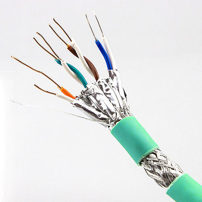 Länge 305 m Kupfer-Cat7-SFTP-Kabel, LSZH-Mantel-Cat-7-abgeschirmtes Kabel