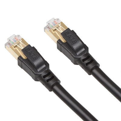 Flecken-Kabel S/FTP 40Gbps 2000MHZ Soems Gigabit Ethernet Cat8 praktisch