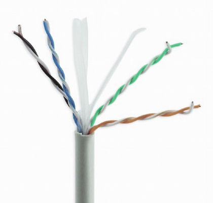Graues festes Kabel CCA Cat6a, Hochgeschwindigkeits-10Gbps-Kabel Cat6a UTP