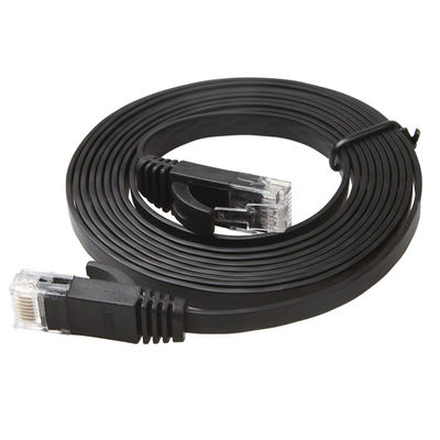Stabile bloße kupferne Ethernet-Kabel-Ebene, ultra dünne Katze 6 mit RJ45 8P8C
