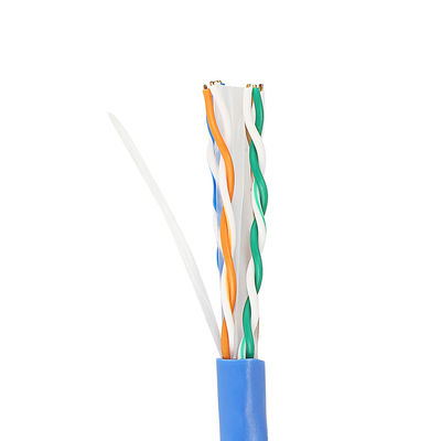 Reines kupfernes Ethernet Cat6 Lan Cable 1000 Ft CU 4 PASST 23AWG 0.57mm für Innen zusammen