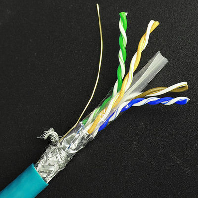 LSZH 23AWG Cat6 schirmte Hochleistungs-reines bloßes Kupfer des Kabel-STP SSTP ab