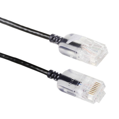 Dünnes reines bloßes Kupfer 10G 30AWG Snagless Laufcat6a des Verbindungskabel-RJ45 UTP