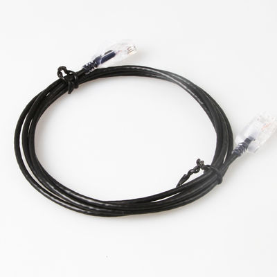 Dünnes reines bloßes Kupfer 10G 30AWG Snagless Laufcat6a des Verbindungskabel-RJ45 UTP