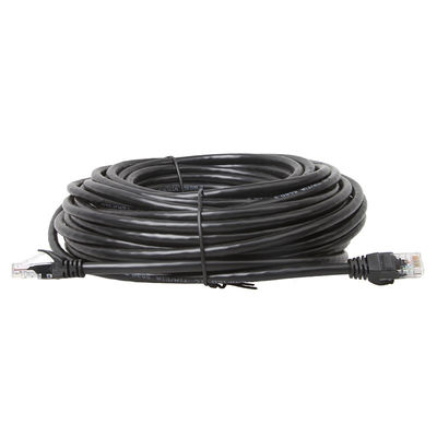 Schwarzes modulares Stecker-Verbindungsstück LSZH UTP Cat6a Lan Cable With CMG