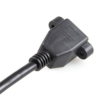 Stabile Katze 6a schirmte Ethernet-Kabel, Kabel der Erweiterungs-RJ45 mit Schrauben-Platten-Berg ab