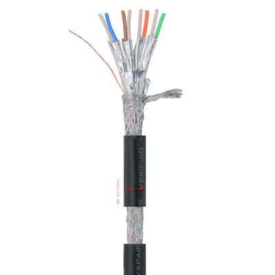 SFTP Cat7 LAN-Kabel für den Außenbereich, doppelt geschirmt, CCA, 28 AWG, mehrfarbig