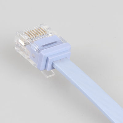 RJ45 Flachkabel HDPE des Ethernet-Cat5e weil für die Instrumentierung angeschwemmt