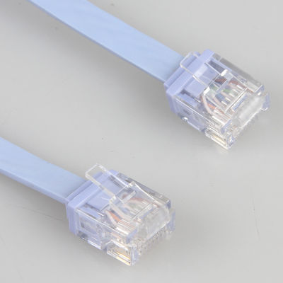 RJ45 Flachkabel HDPE des Ethernet-Cat5e weil für die Instrumentierung angeschwemmt