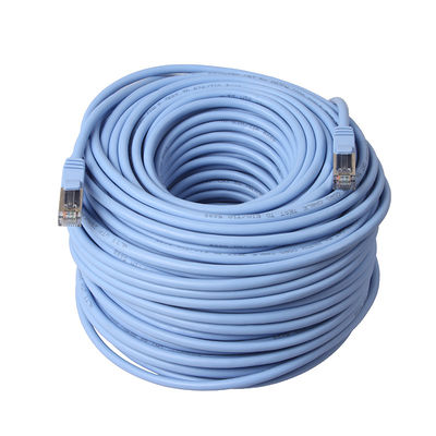 Innen-Verbindungskabel 100m des Ethernet-Cat5e PVC-Jacke ftp-STP mit Verbindungsstück RJ45