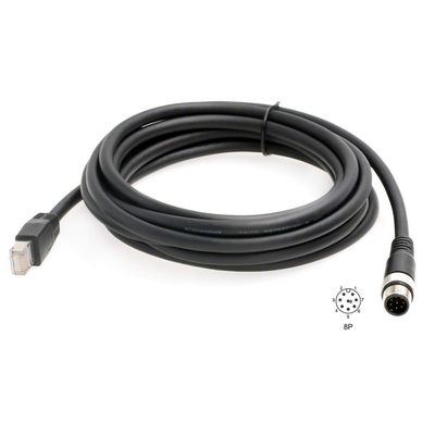 ROHS Cat6 industrieller Code 8 Pin To RJ45 des Ethernet-Kabel-M12 D für Fieldbus-Sensor