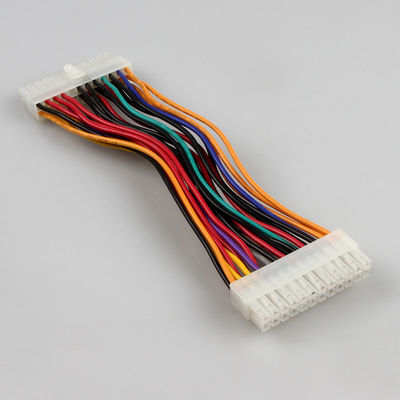 Stabiles schwarzes ATX 24 Pin Extension Cable, Mann zum weiblichen ATX-Stromversorgungs-Kabel