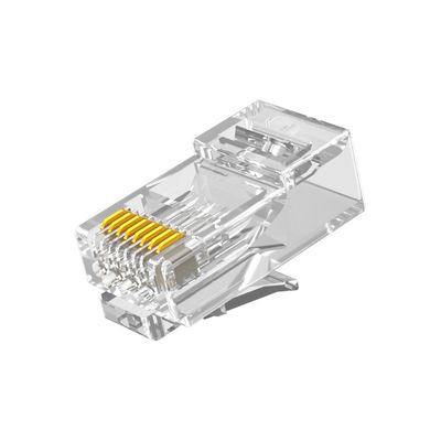 Dauerhaftes PC RJ45 Cat6 Verbindungsstück, 8P8C schirmte Verbindungsstück CAT6 UTP ab