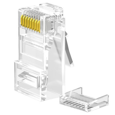 Dauerhaftes PC RJ45 Cat6 Verbindungsstück, 8P8C schirmte Verbindungsstück CAT6 UTP ab