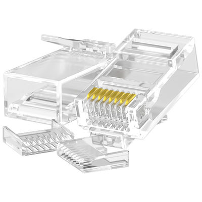 Dauerhaftes PC RJ45 Cat6 Verbindungsstück, 8P8C schirmte Verbindungsstück CAT6 UTP ab