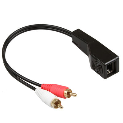 RCA-Audiosignal 3,5 Millimeter-Stereolithographie-Kabel-roter weißer Farbsitz Cat5 Cat6 Cat7 Cat8