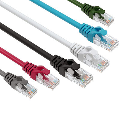 Runde Katze 3Ms-100m UTP 6 Verbindungskabel, praktisches Ethernet-Flecken-Kabel der Katzen-6