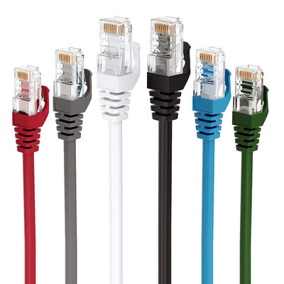 Runde Katze 3Ms-100m UTP 6 Verbindungskabel, praktisches Ethernet-Flecken-Kabel der Katzen-6