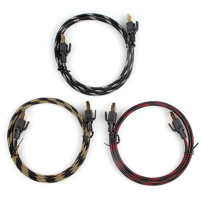 Verbindungskabel-Nylon des Computer-Ethernet-Cat7 geflochten für PC Laptop-Modem-Router