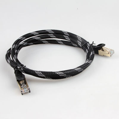 Geflochtenes 10-Gbit/s-Netzwerkkabel, RJ45-Cat-7-Kabel für Gigabit-Ethernet