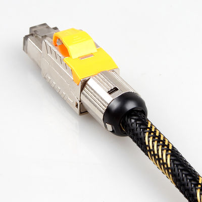 Doppeltes schirmte feste Ethernet-Schnur der Katzen-8, S/FTP 22AWG ein 40 Gigabit-Netz-Kabel ab