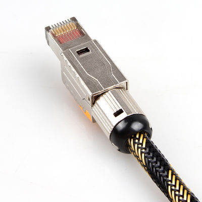 Doppeltes schirmte feste Ethernet-Schnur der Katzen-8, S/FTP 22AWG ein 40 Gigabit-Netz-Kabel ab
