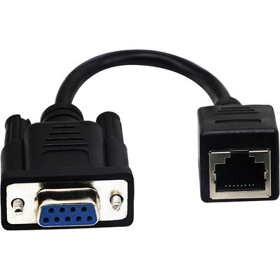 Cat5 Cat6 RJ45 zum Kabel RS232, DB9 9 Pin Industrial Ethernet Cable Assemblies