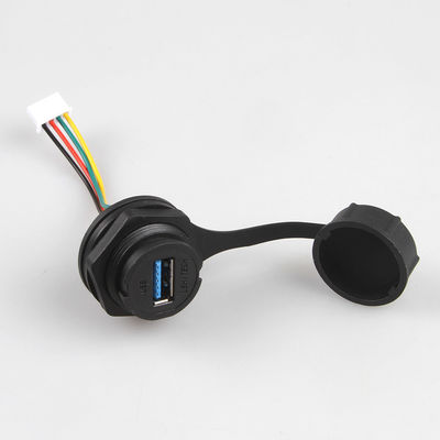 IP68 Wasserdichtes Industrie-LAN-Kabelkonfektionierung XH 2,5 auf USB 3.0-Buchse