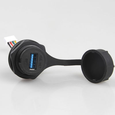 IP68 Wasserdichtes Industrie-LAN-Kabelkonfektionierung XH 2,5 auf USB 3.0-Buchse