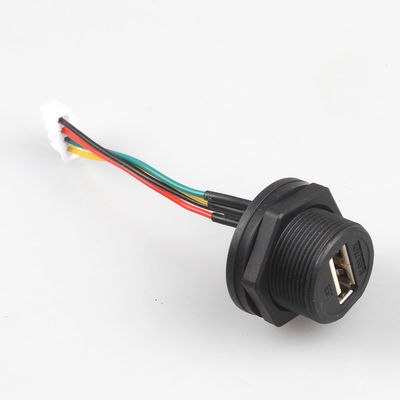 Wasserdichte Neigung XH2.54 4P USB Front Cable Wire Harness Manufacturing 2.54mm