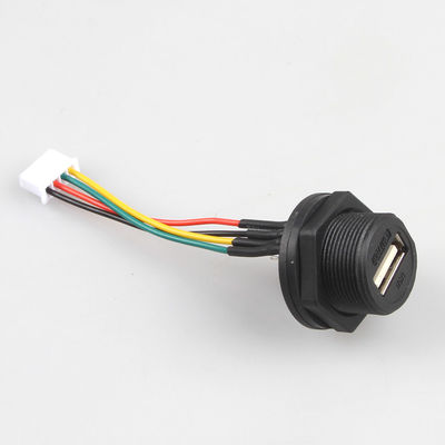 Wasserdichte Neigung XH2.54 4P USB Front Cable Wire Harness Manufacturing 2.54mm
