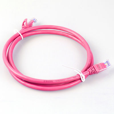 26AWG Verbindungskabel ftp UTP Cat6a 4 Paare rote Farbe-Vielzweck