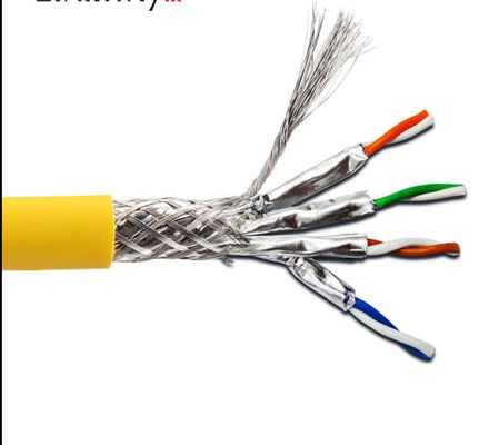 PVC-Jacken-Ethernet Cat7 Lan Cable HDPE Isolierungs-bloßes Kupfer