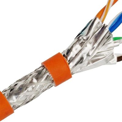 PVC-Jacken-Ethernet Cat7 Lan Cable HDPE Isolierungs-bloßes Kupfer