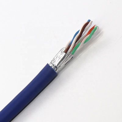 Dauerhaftes Netz-Ethernet-Kabel 23AWG Cat5e, 4 Paare 1000ft UTP schirmte Kabel ab