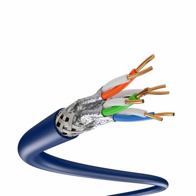 SFTP Cat7 LAN-Kabel für den Außenbereich, doppelt geschirmt, CCA, 28 AWG, mehrfarbig