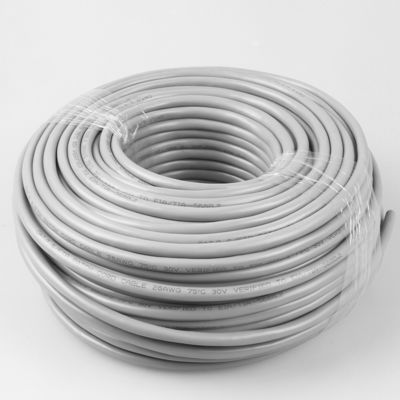 Geschirmtes Twisted-Pair-Netzwerk-Cat-7-Kabel, 100 m, 305 m, graue Farbe