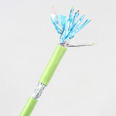 Kupferne Vielzweck-Isolierung PET PVCs LSZH Cat7 Lan Cable Length 100m