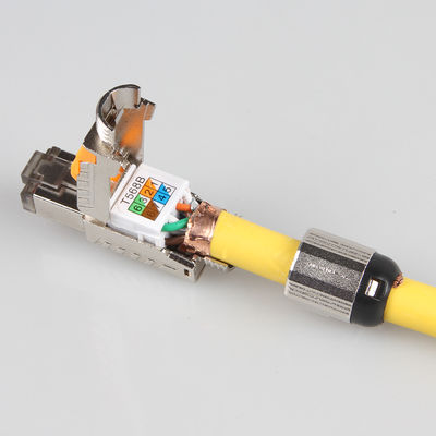 Feldkonfektioniertes Cat-7-STP-Kabel, RJ45-8P8C-Netzwerk-Modularstecker-Cat-7-Patchkabel