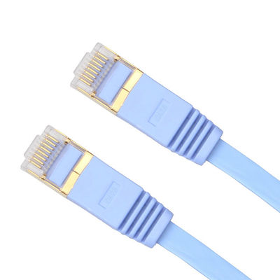 Praktisches flaches UTP Kabel 30 AWG-Lehre, dünnes Flecken-Kabel RJ45 CAT6 ultra