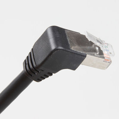 Fabrik direkte Ethernet-Kabel-Verbindungsstück-Zusatz-rechtwinkliger Stecker CAT 6