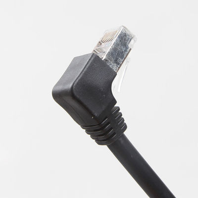 Fabrik direkte Ethernet-Kabel-Verbindungsstück-Zusatz-rechtwinkliger Stecker CAT 6