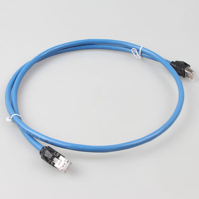 Ethernet-Kabel Cat6a S/FTP 6 Fuß RJ45-Netz-Schnur-Flecken-industrieller Widerstand-Kettennetz-Kabel-